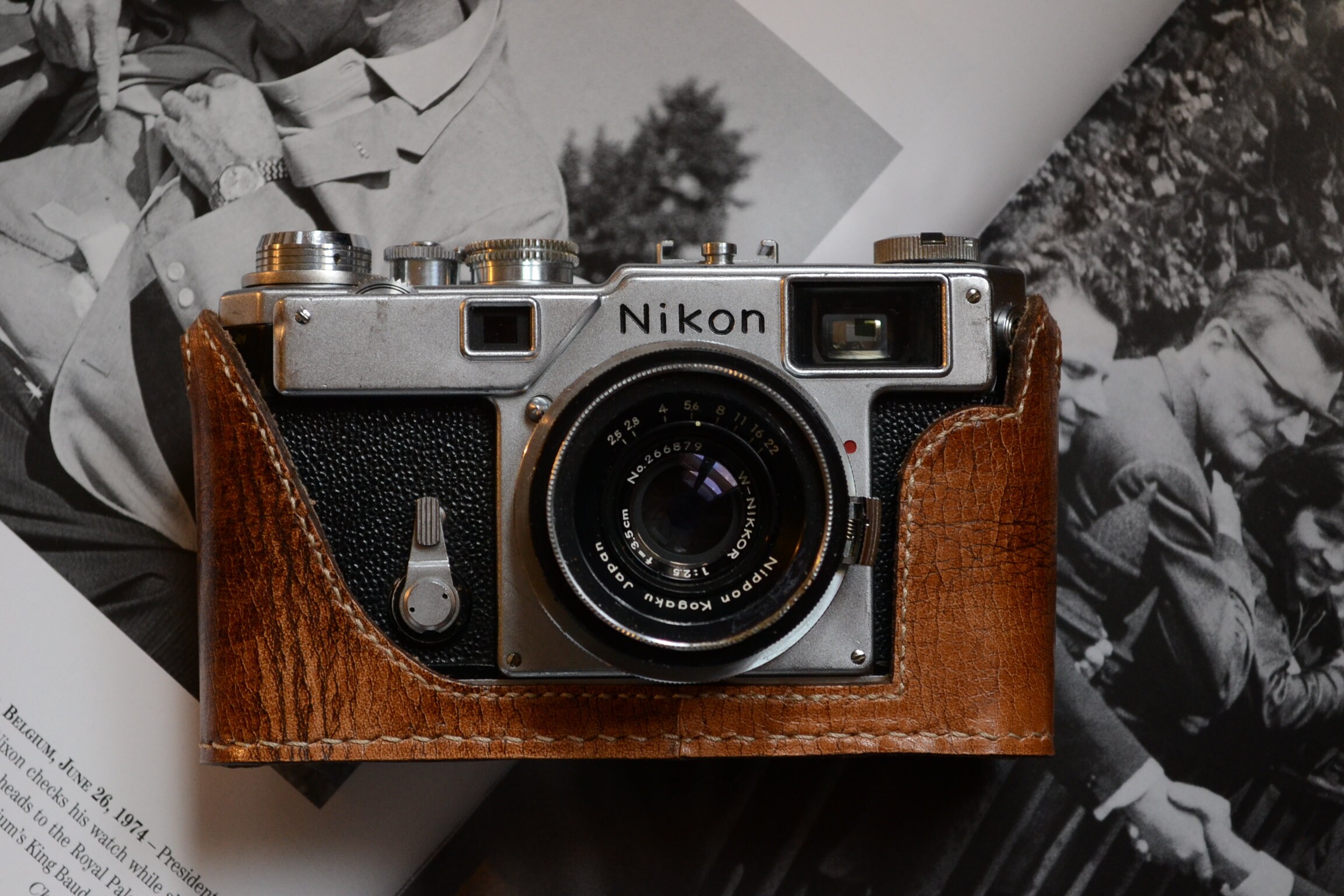 Nikon ニコン S3 SP 用 革 カメラケース 中古品