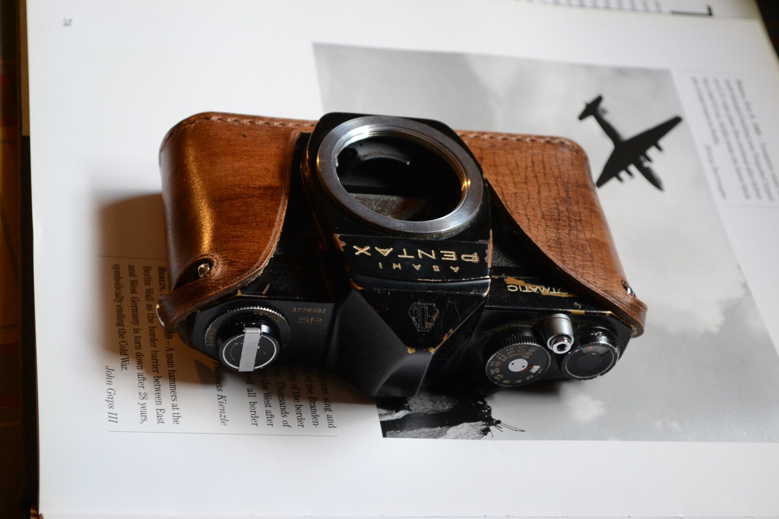 Leather half case for Pentax K1000 SV & Spotmatic camera Etsy