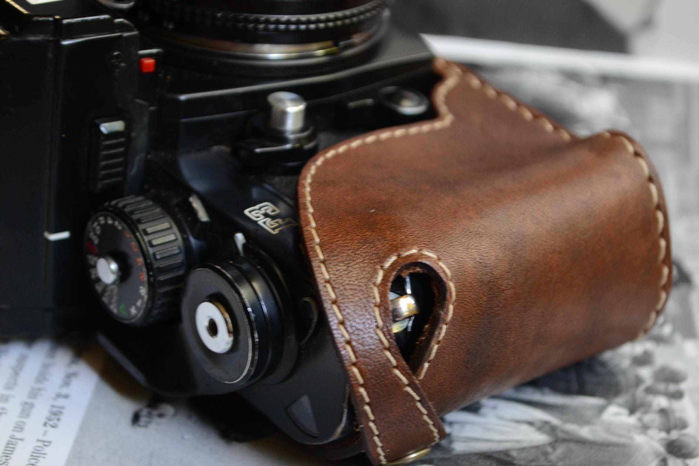 Nikon F3カメラ用レザーハーフケース - Etsy 日本