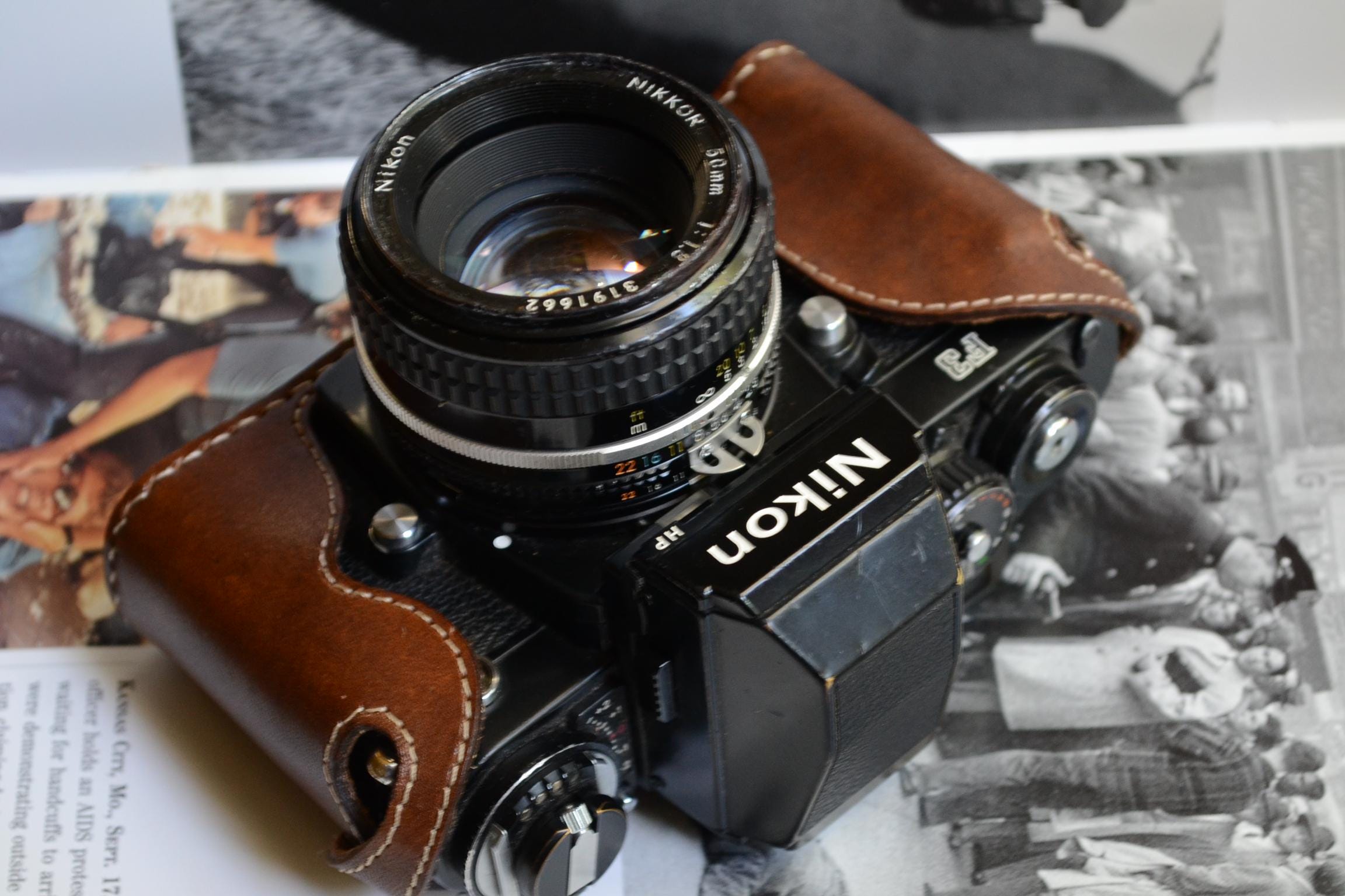 Nikon F3カメラ用レザーハーフケース - Etsy 日本