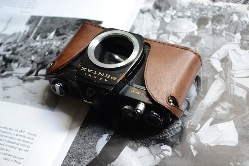 Leather Half Case for Pentax K1000 SV & Spotmatic Camera Etsy