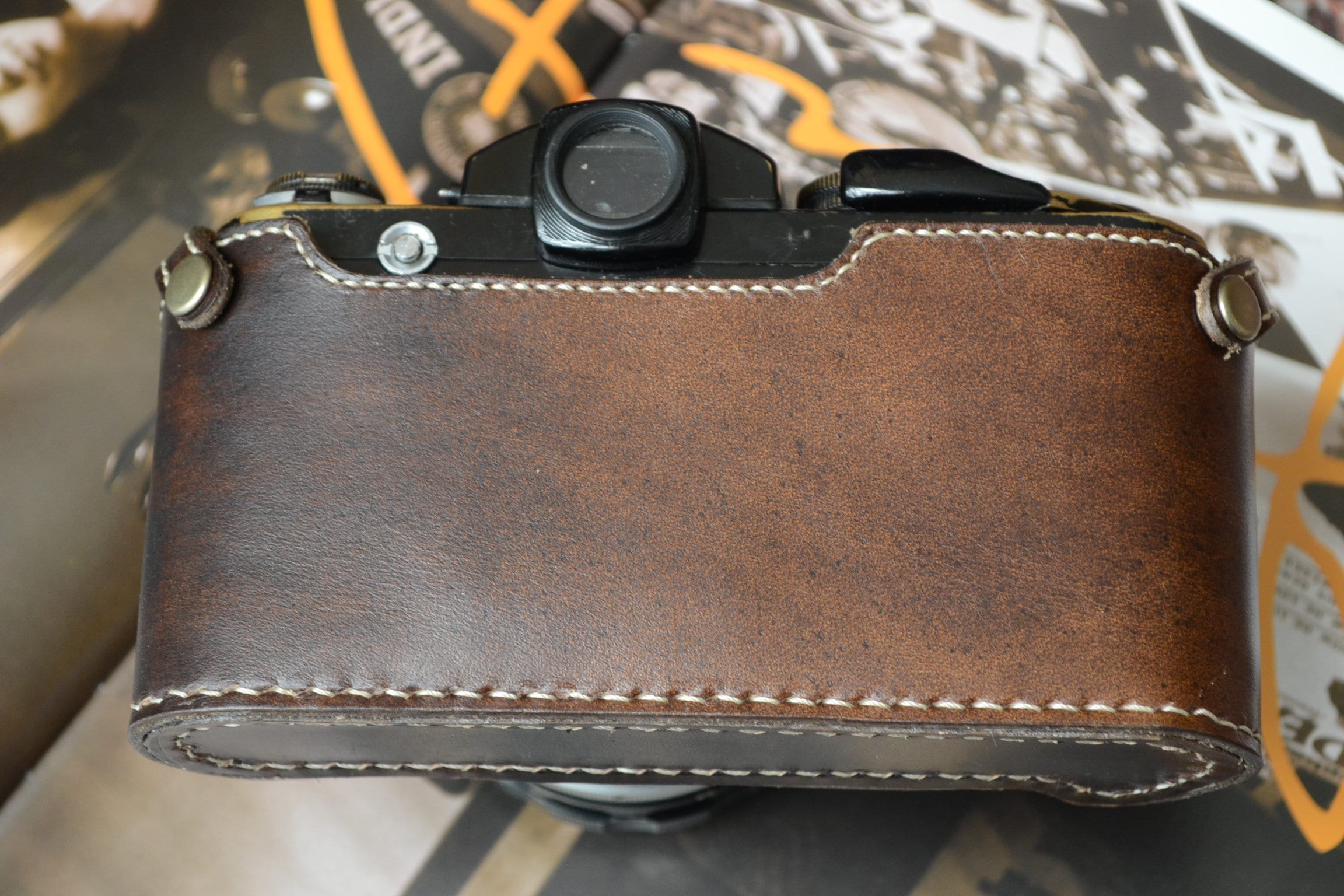 ☆極上品☆ ニコン NIKON CH-5 F2用 革ケース 028#0001#1056 グリップ