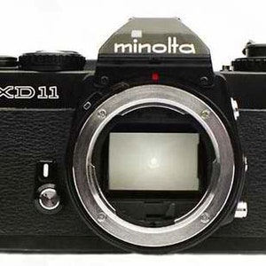 Meia capa de couro para câmera Minolta XD XD7 XD 11