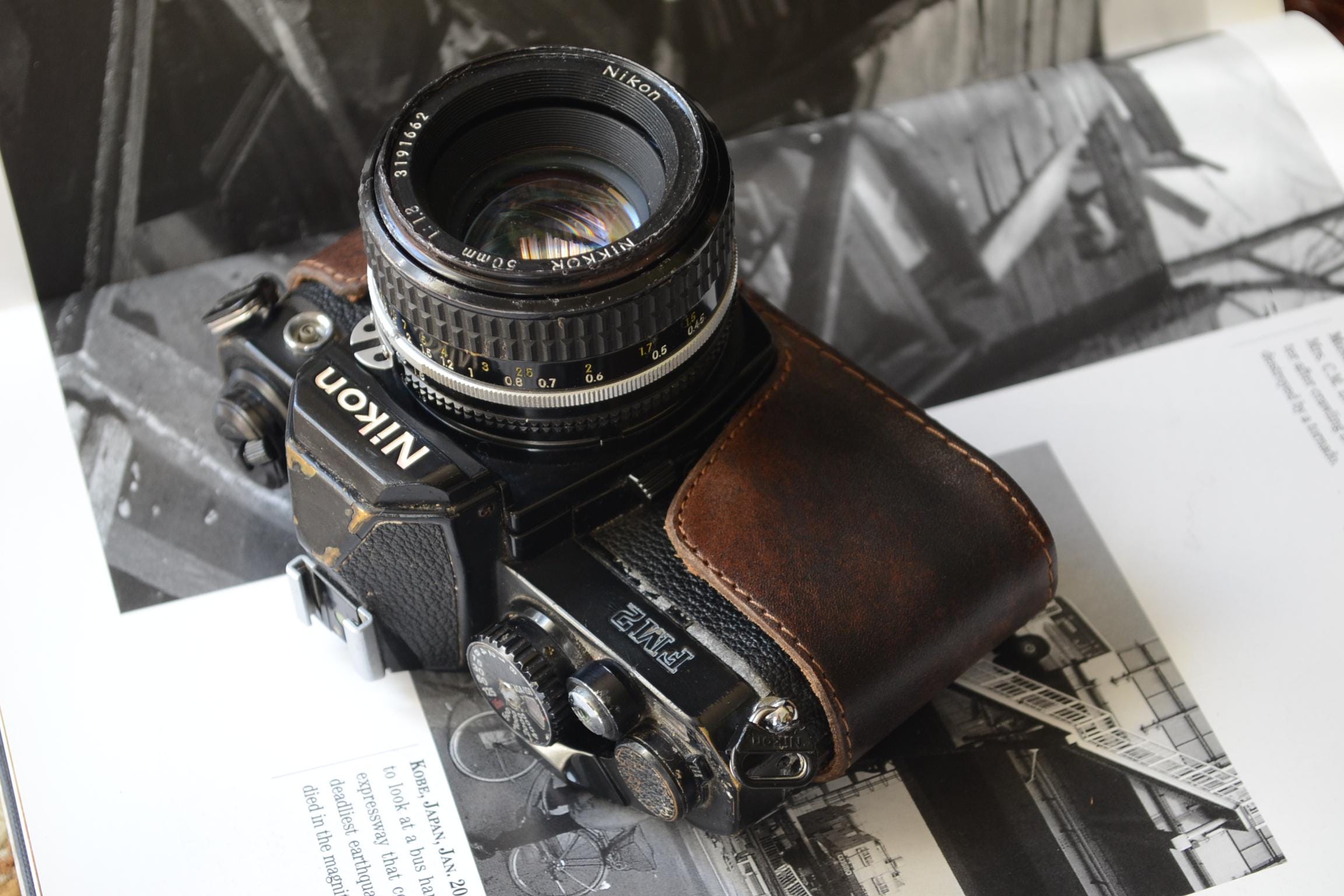 本革カメラケース Nikon ニコン FM2/FE/FE2 用 ブラック 【公式通販】