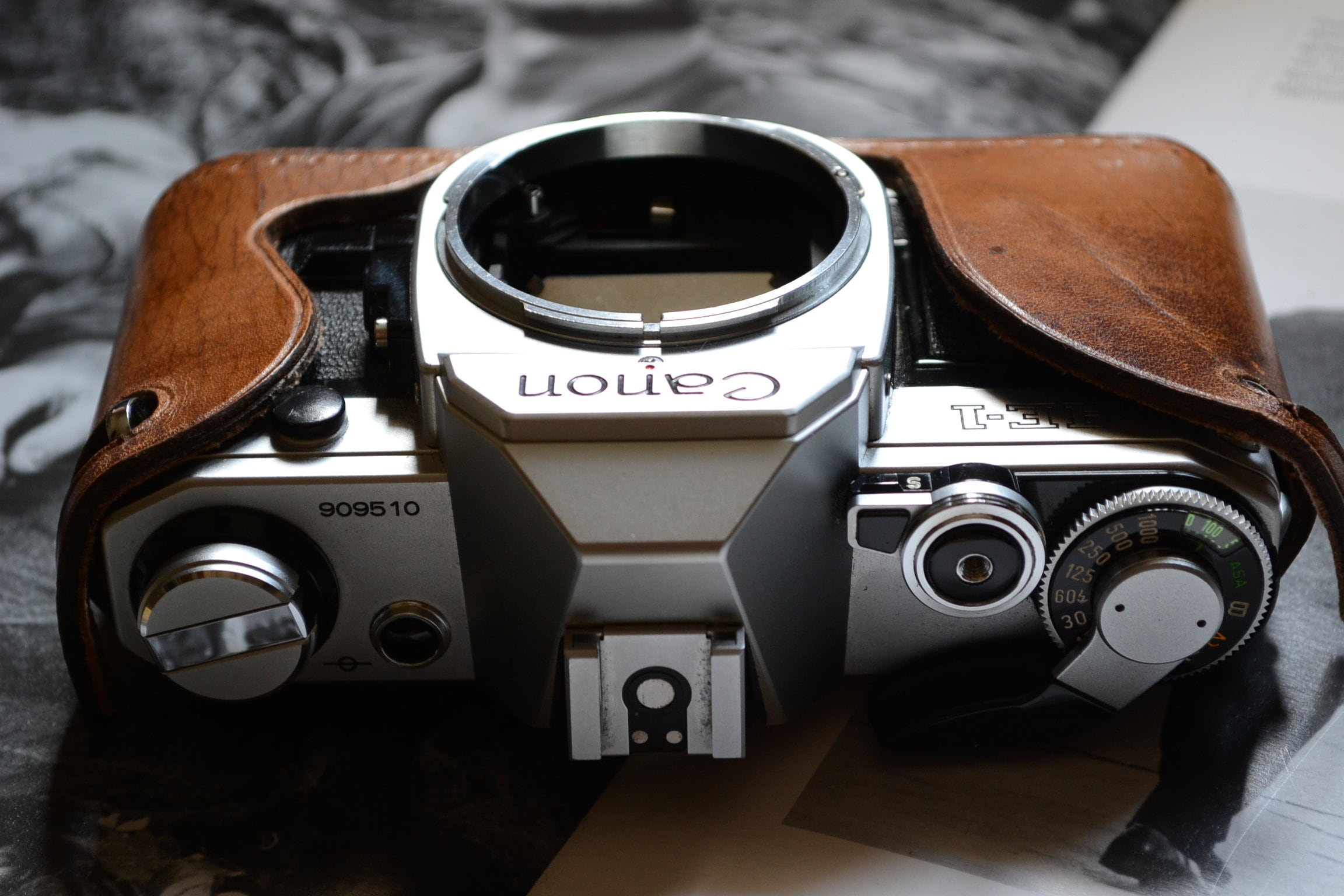 Leather Half Case for Canon AE1 AT1 AE1 Program , A1 Camera