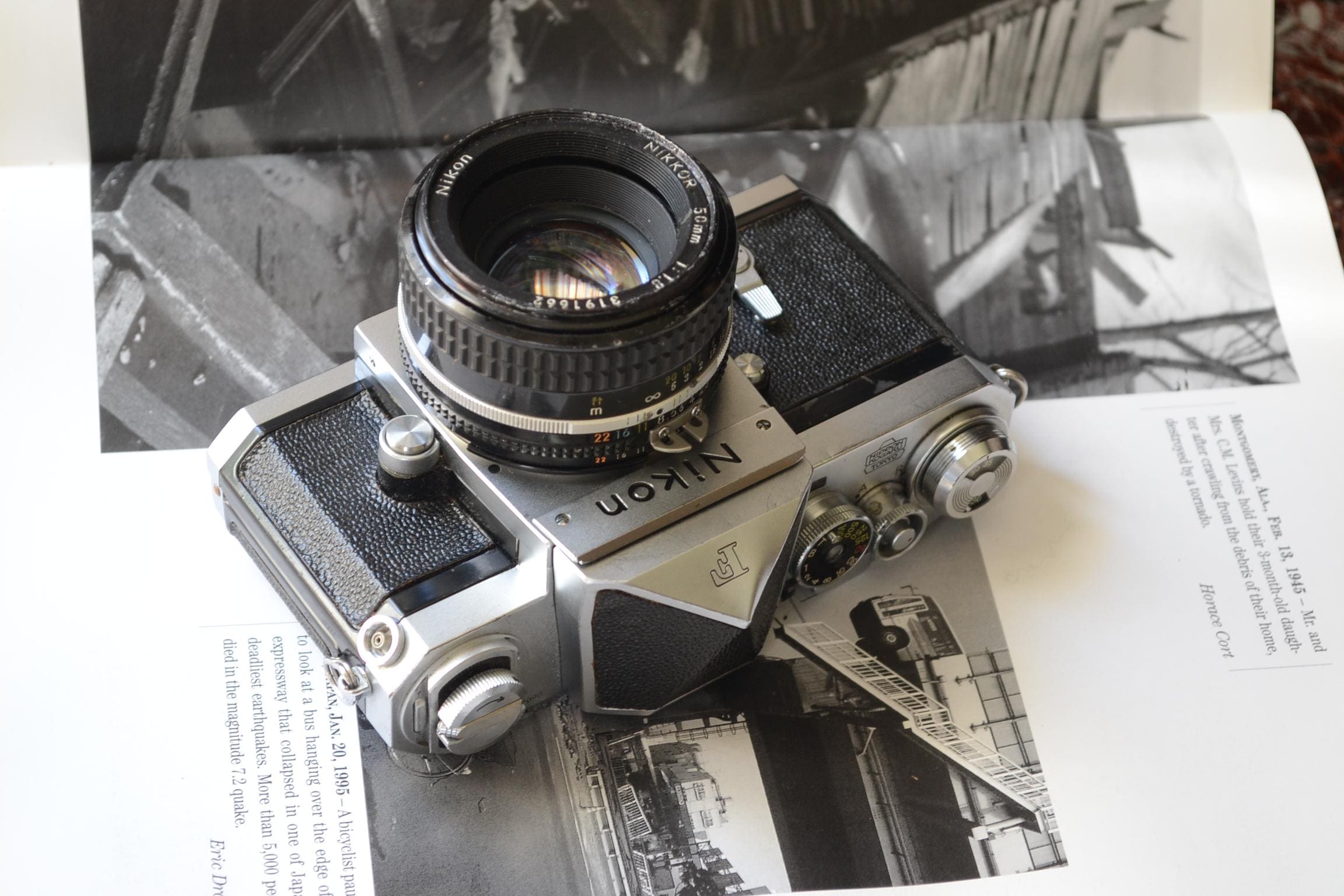 田*中様 【RR1636/6】Nikon F フィルム一眼レフカメラ ケース付き
