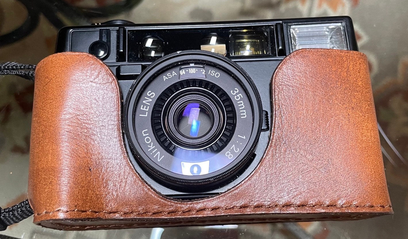Leather Half Case for Nikon L35AF - Etsy