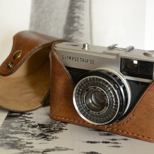 Leather full case for Olympus trip 35 film camera