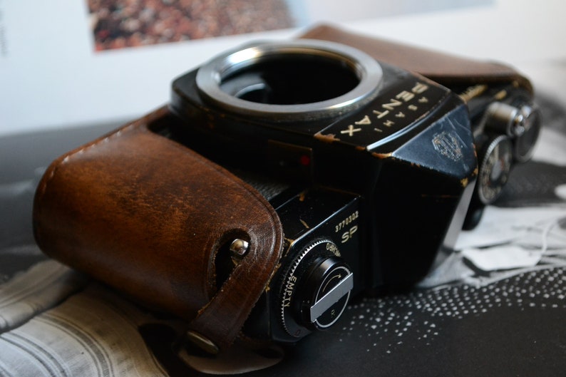 Leather Half Case for Pentax K1000 SV & Spotmatic Camera Etsy Canada