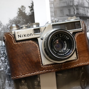 Leather half case for Nikon S3 SP Rangefinder camera