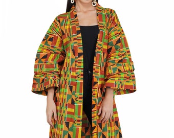 kimono ankara jacket