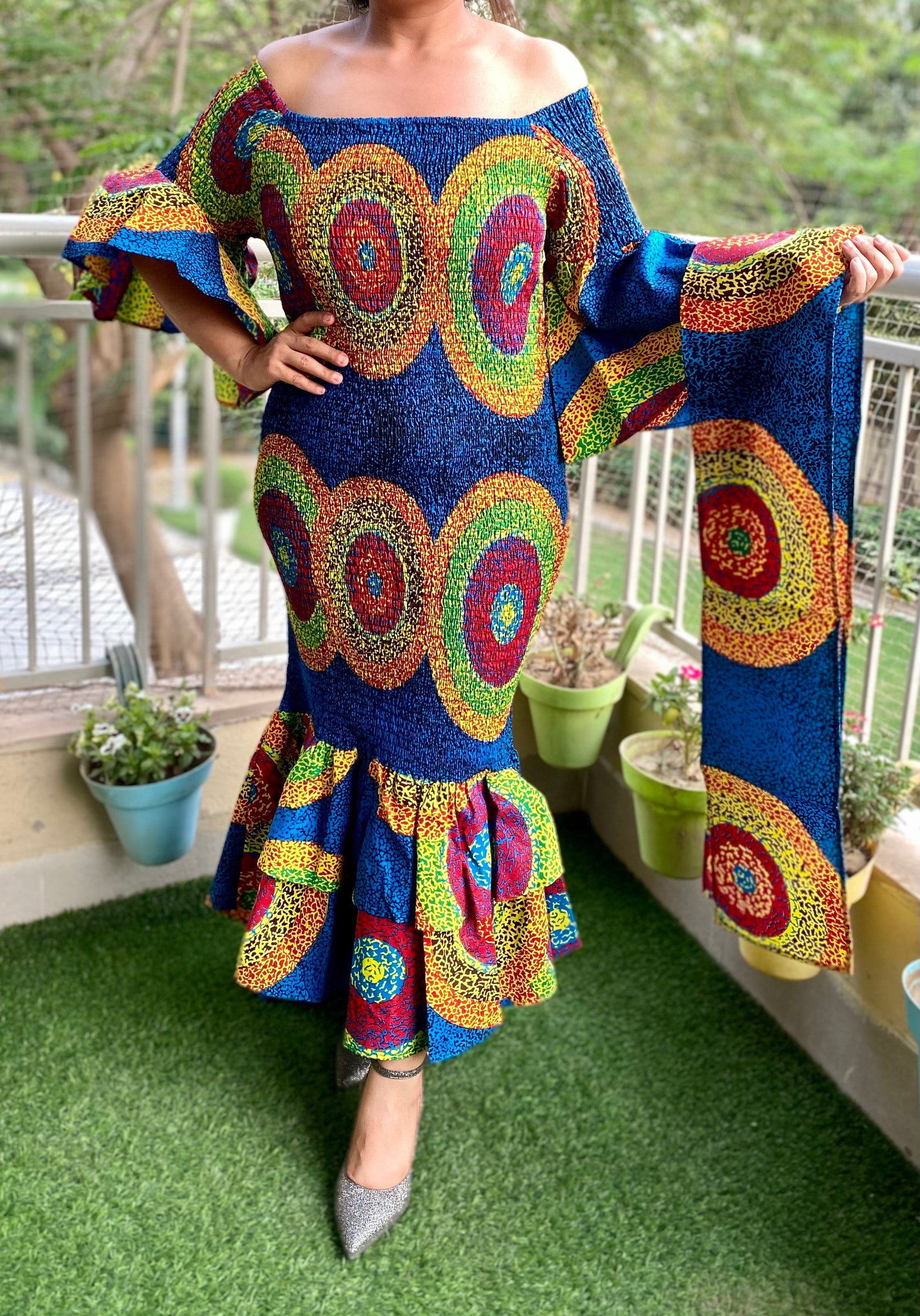 Ankara Long Smoked Fish Tail DressKente Mermaid DressOne Etsy