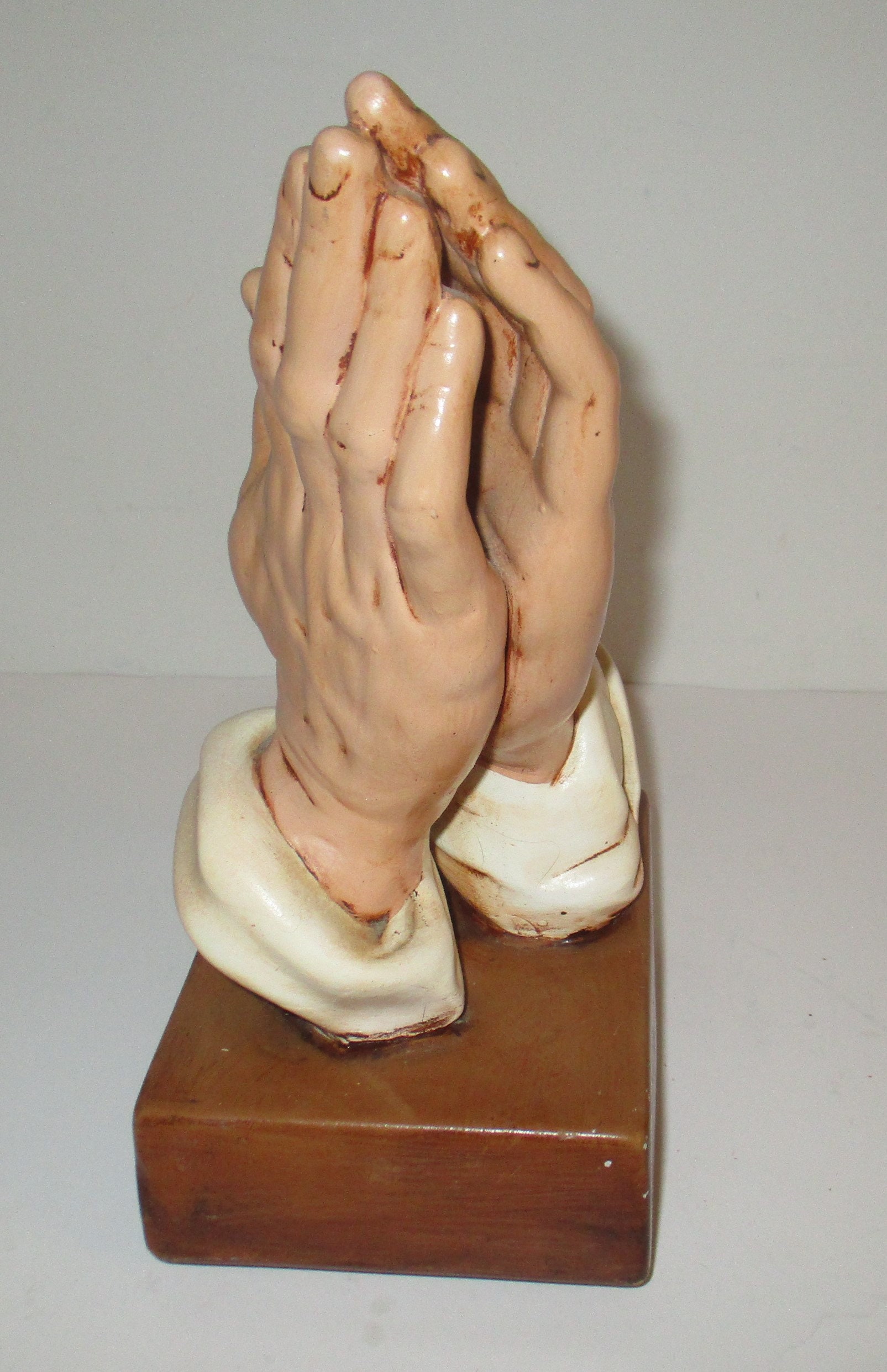 Vintage Atlantic Mold Ceramic Praying Hands 9.75 tall Etsy