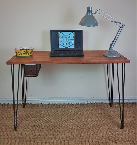 Vintage Industrial Reclaimed Rustic Iroko School Lab Bench Etsy