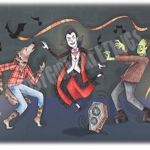 8x10 Horror Print, Monster print, Monster art, monster gift