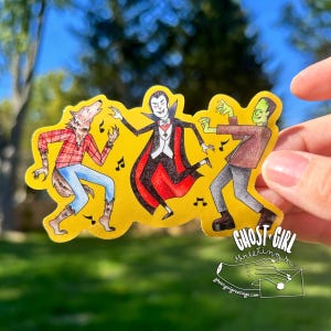 Halloween Sticker, Monster Sticker, Classic Monsters Sticker, Halloween Monsters