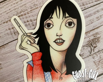 Pegatina de vinilo: Wendy, arte de terror, terror de los 80, pegatina de película de terror