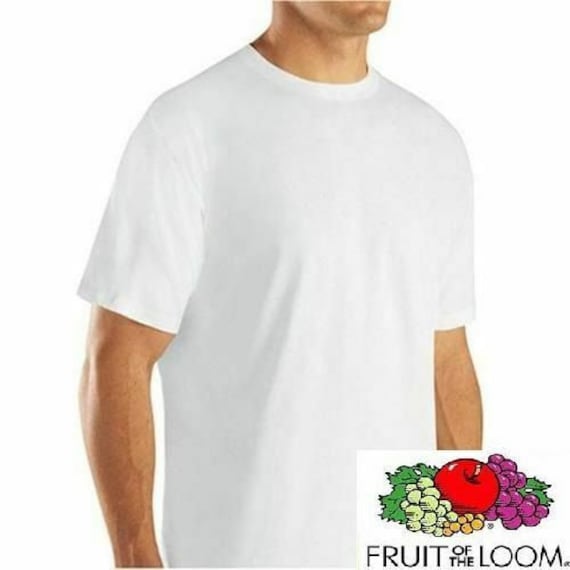 Fruta del telar camisetas blancas baratas camisa 100% algodón al por mayor  5/10/20 pack -  México