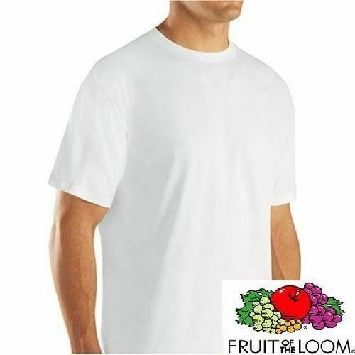 Fruit of the Loom White T-shirts Shirt 100% Cotton - Etsy