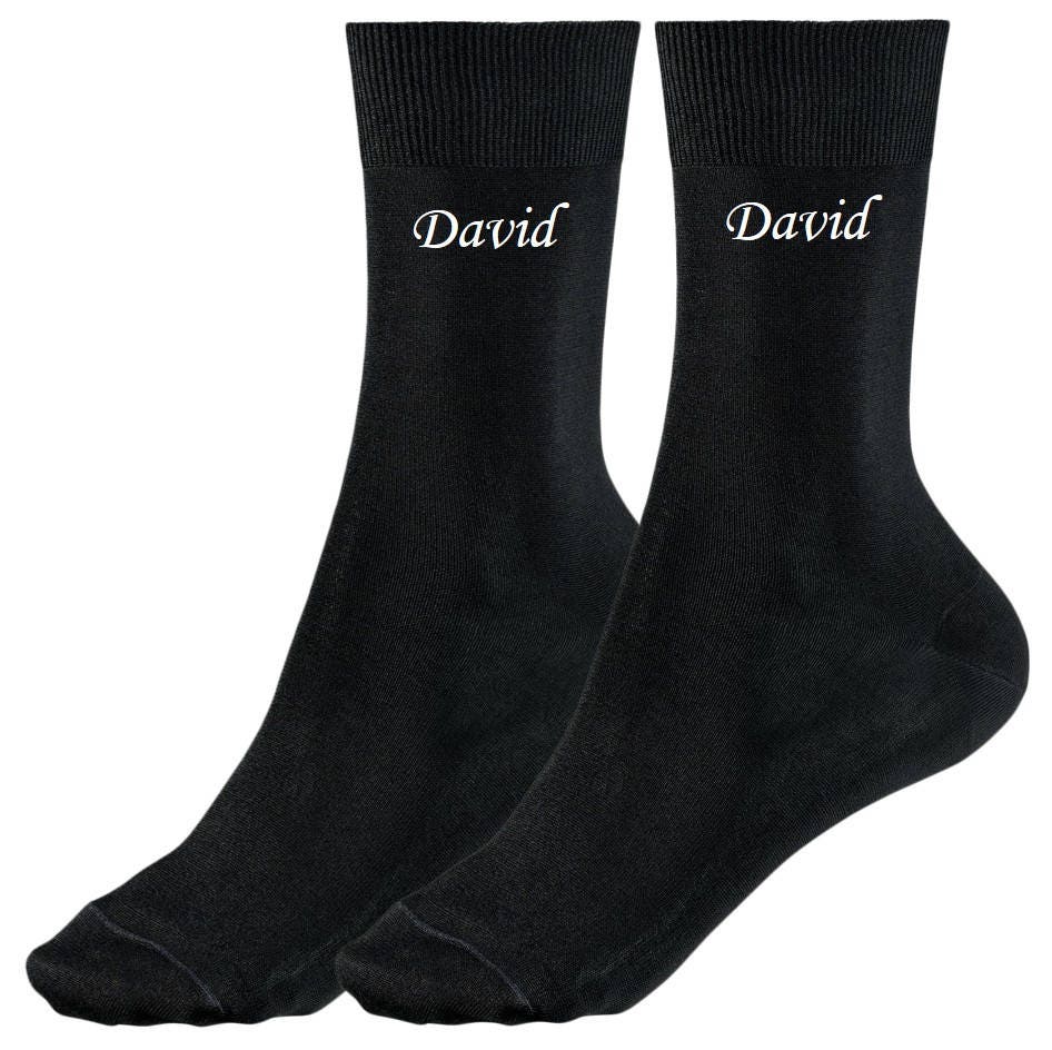 Image of Personalised Socks Gift Birthday Valentines Boyfriend Husband Groom Wedding