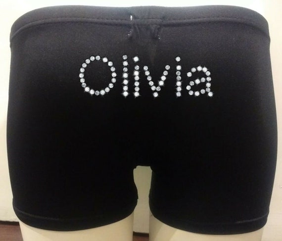 Personalised gymnastics shorts sale