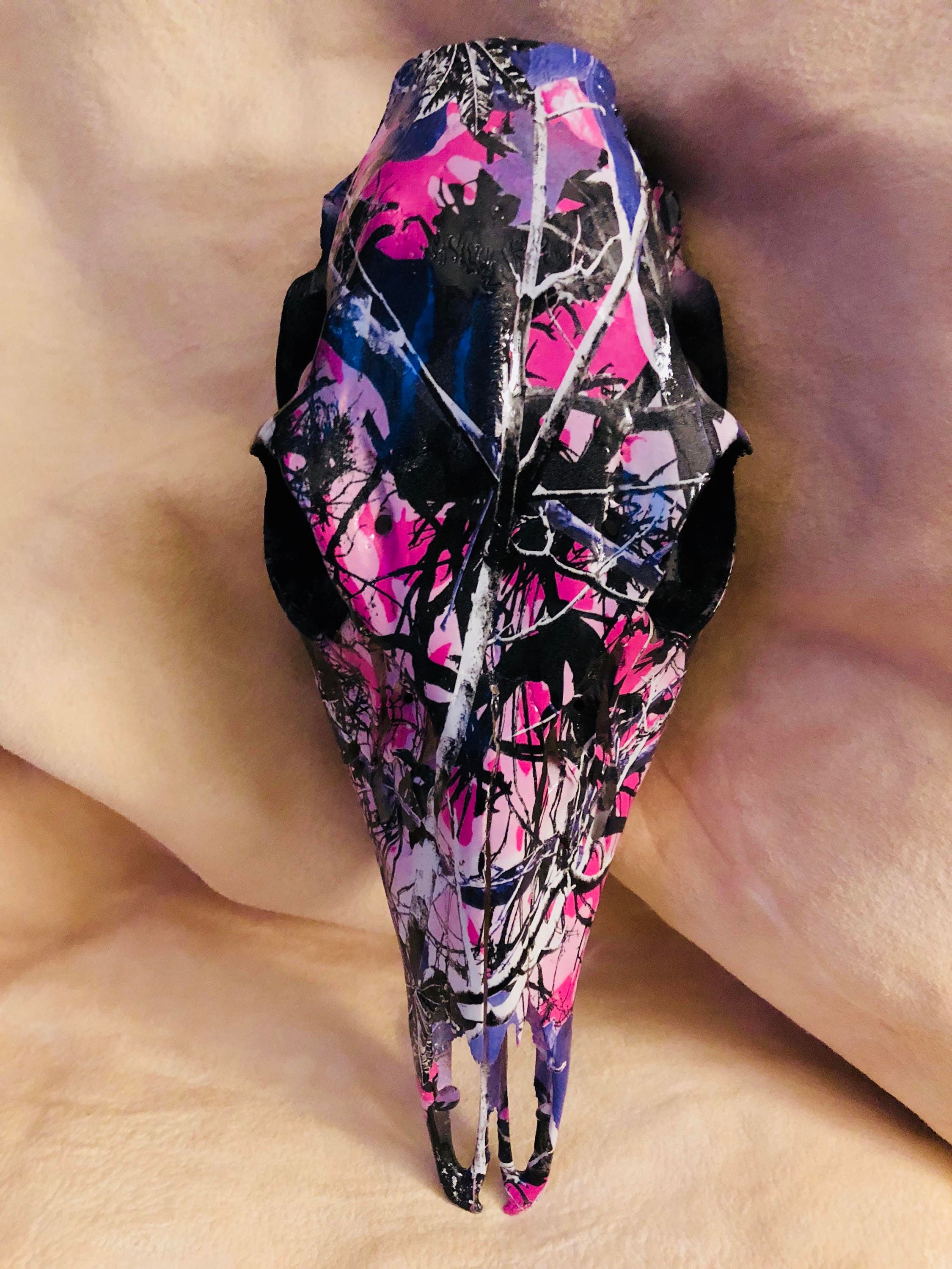 Taxidep hydro dip deer skull Etsy