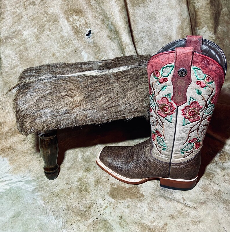 Boot Stool Nyala Hide Stool/ottoman - Etsy
