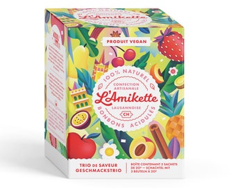 L'AmiKette Drei-Geschmacks-Mix-Box