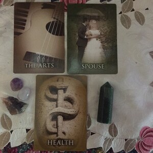 Drei Karten Past Life Doreen Tugend Orakel Tarot Psychic Reading