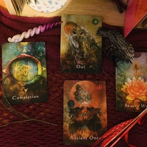 Geneeskunde Wiel Vier Kaart Mystieke Shaman Tarot Oracle Goddelijke Lezing