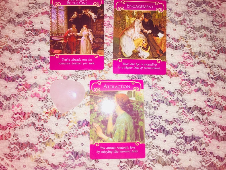 The Romance Angels Love Oracle Tarot Twinflame Psychic Reading Etsy