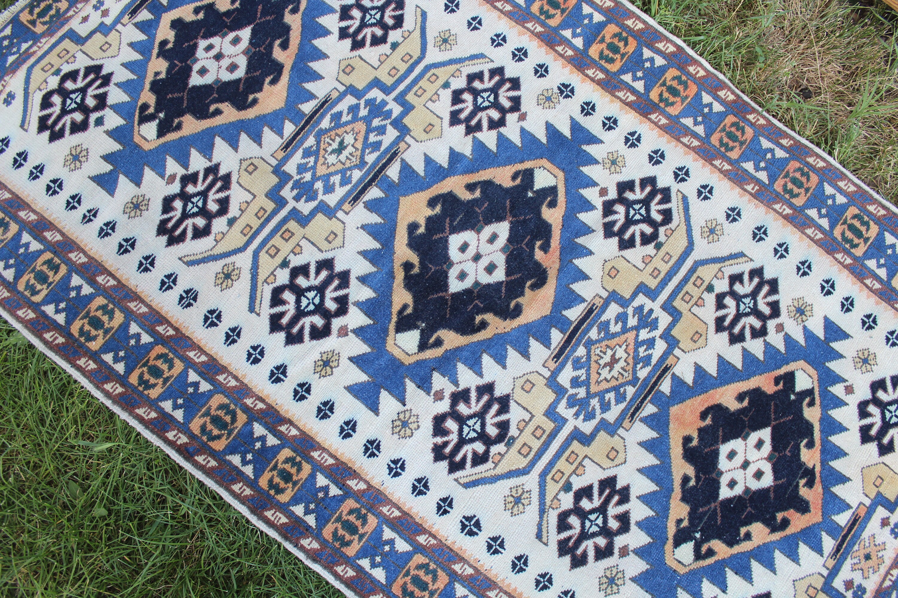 Turkish Rug Vintage Handmade Nursery Oushak Rug Anatolian Etsy