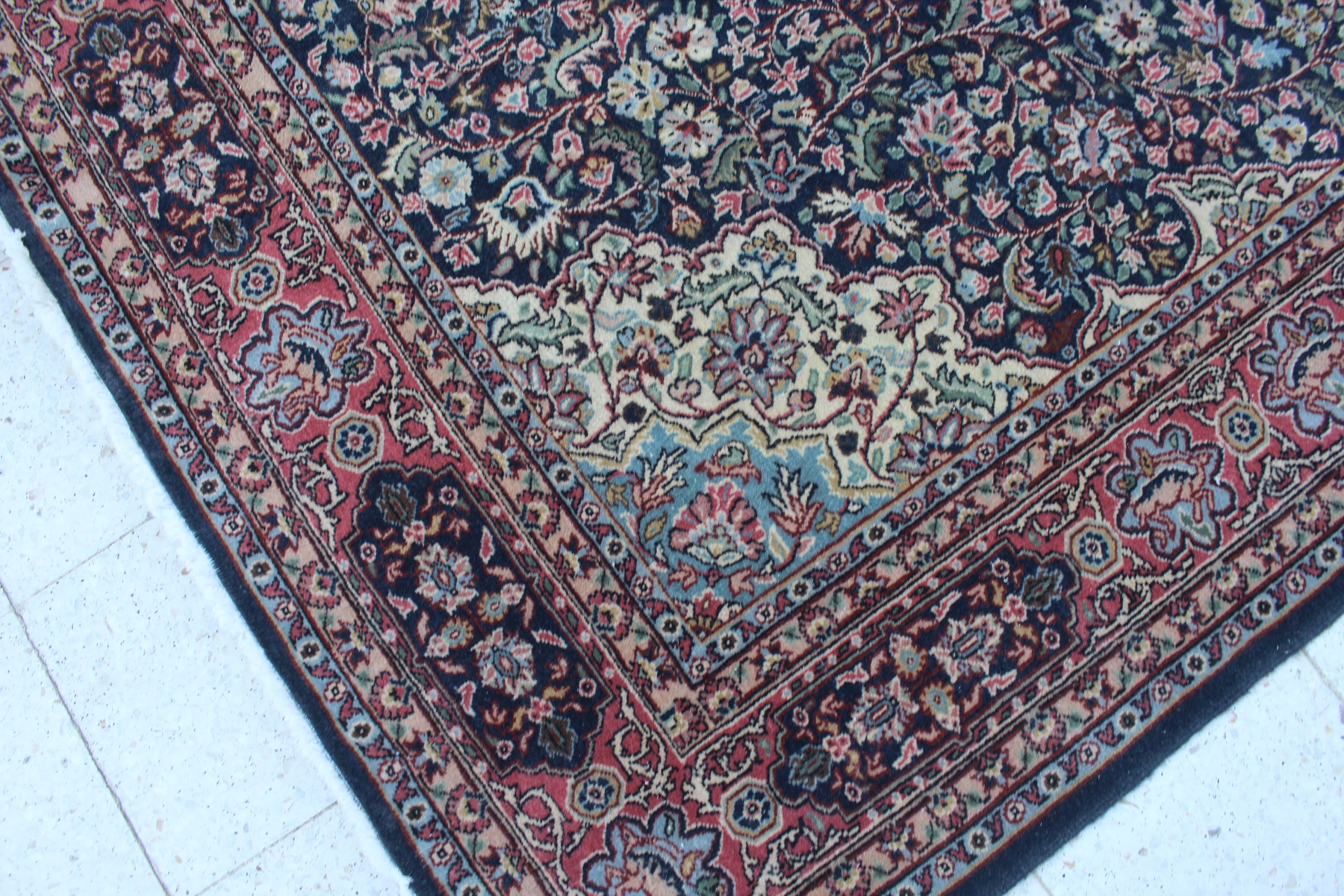 Turkish Large Rug Vintage Handmade Muted Oushak Area Rug Etsy