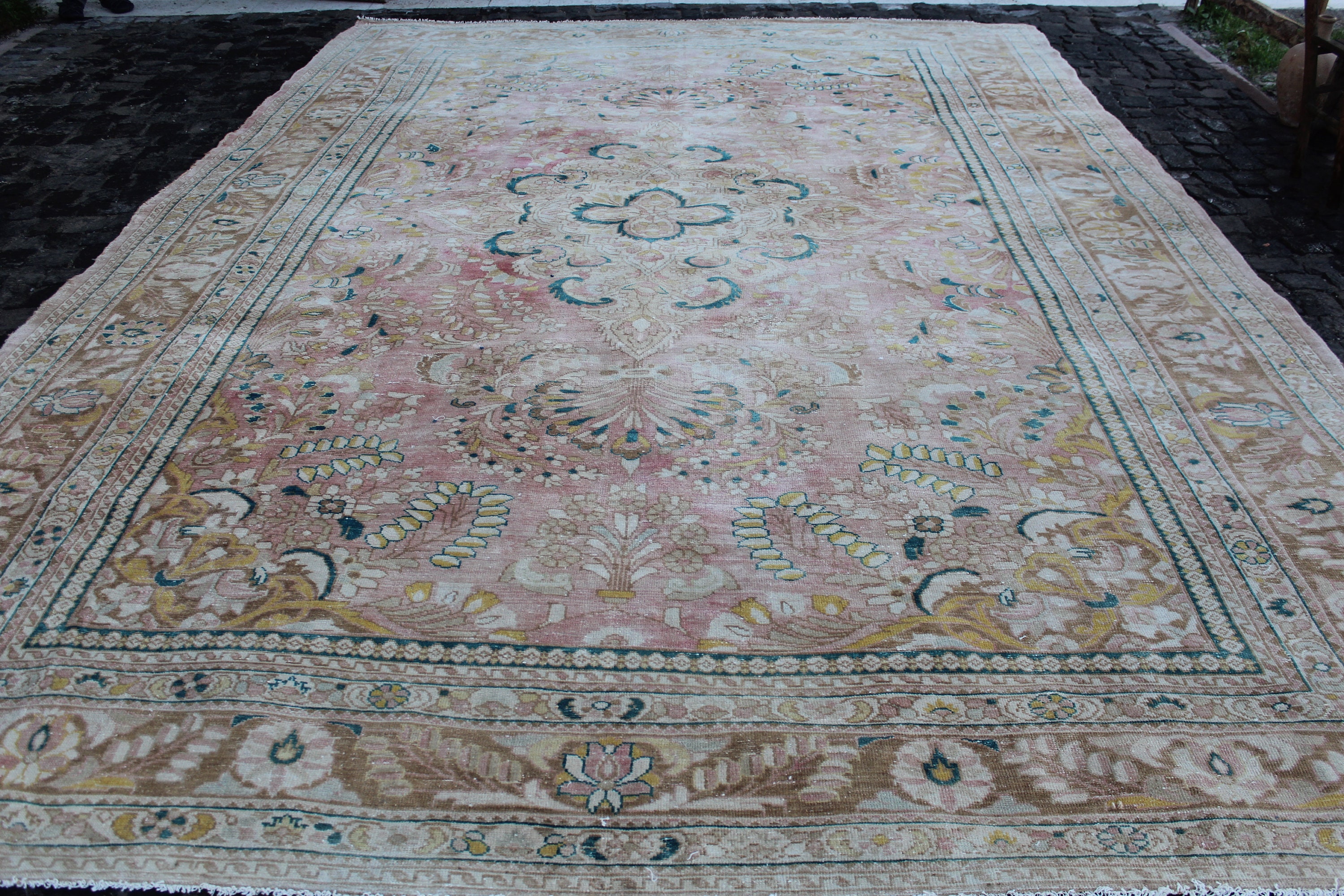 10x15 Large Turkish Rug Vintage Rug Handmade Rug Area Rug Etsy