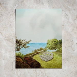 Misselwood Estate; Misselwood Events at Endicott College; Seaside Ocean Wedding Venue Art Print; Misselwood Concours d&#39;Elegance