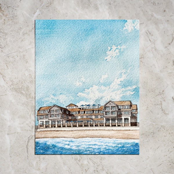 Beauport Hotel Art Print; Gloucester, Massachusetts Beauport Wedding Venue Portrait