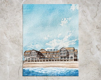 Beauport Hotel Art Print; Gloucester, Massachusetts Beauport Wedding Venue Portrait