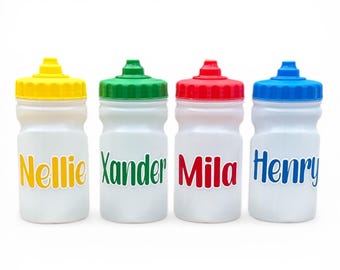 Named Children's, Kids Water Bottle: Leak-Free, School or Nursery Drinks, Cup, Flask - 300ml M- BPA FREE