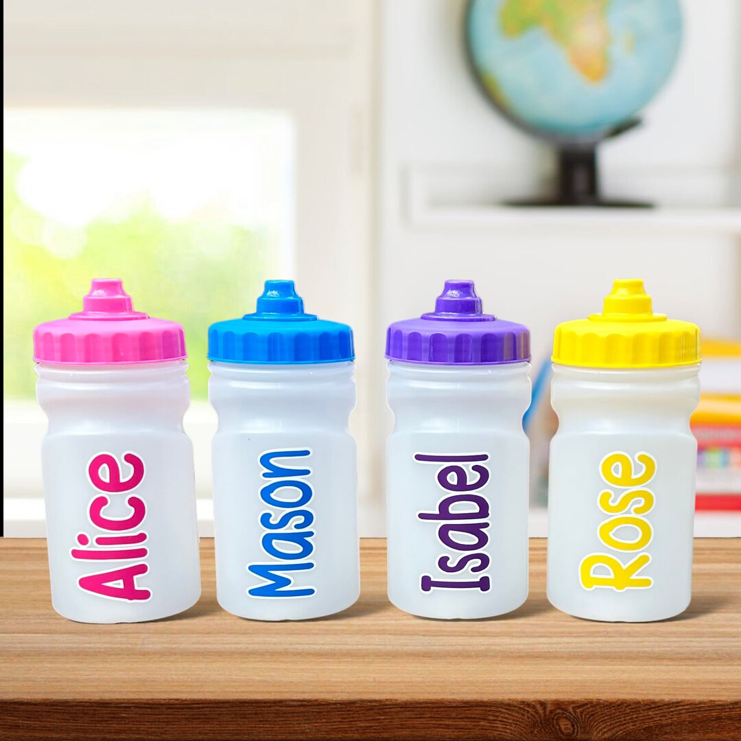 Personalised Children s Kids Water Bottle Leak free No Spill School 