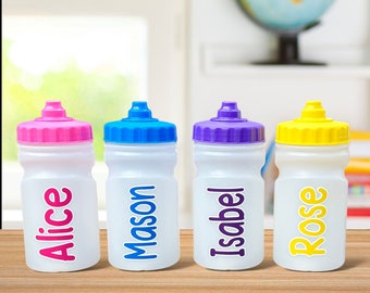 Personalised Children's, Kids Water Bottle: Leak-Free, No Spill School or Nursery Drinks, Cup, Flask - 300ml Size
