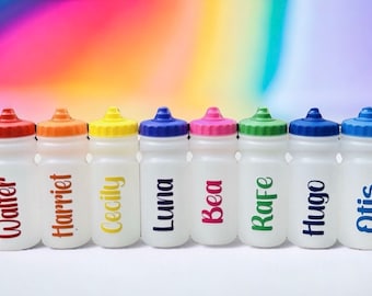 Personalised - Any Name - Kids Leak Free 500ml Water / Drinks Bottle - Ideal Gift for School, Nursery NEW!