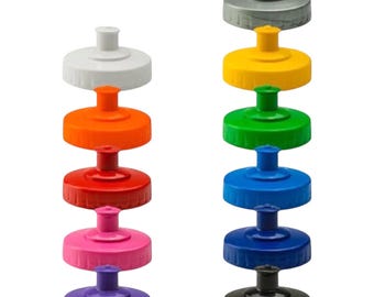 2 x Replacement Caps for Push/Pull Bottle