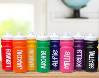 Personalised Kids Water Bottle: Leak-Free School Drinks Bottle - 500ml