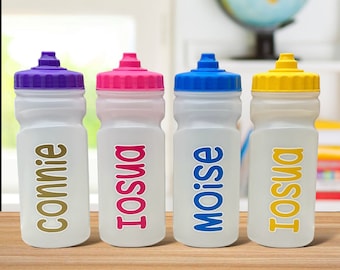 Personalised Kids Water Bottle: Leak-Free School Drinks Bottle