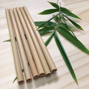 Reusable Bamboo Straw image 4