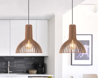Classy ceiling light, ceiling light fixture dine room light luminaire nordic modern, wood pedant, large light fixture, hanging lamp wooden