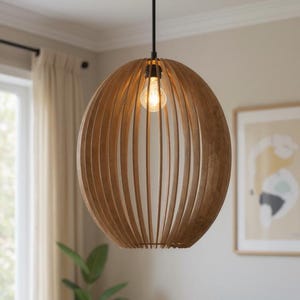 Large ceiling light,  Scandinavian light shade, lamp fixture, dining light, hanging lamp, chandelier, dining light, geometric lamp,wooden