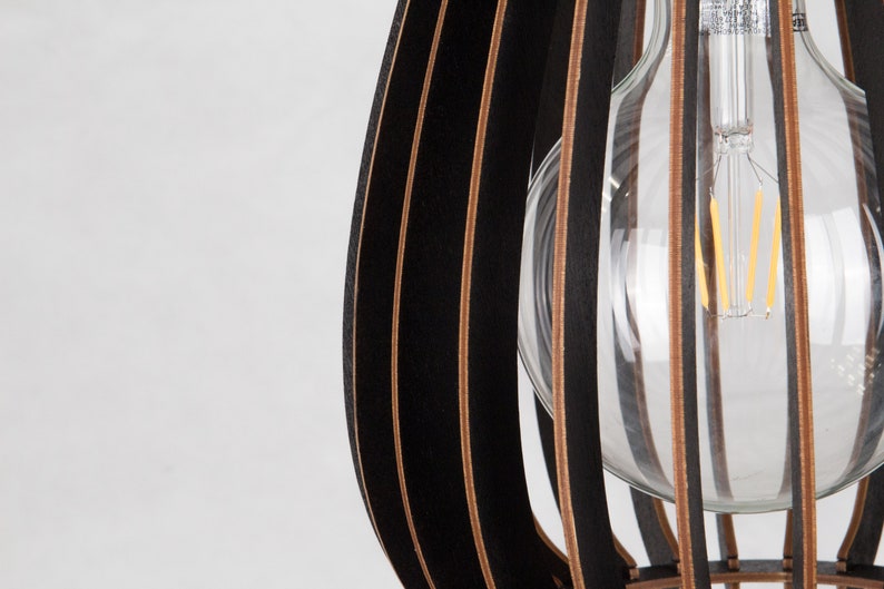 Small Decorative Ceiling Light / Lamp Shade / Wooden Light / Etsy