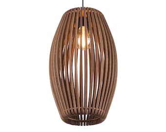 Nordic Wood Ceiling Light: Modern Hanging Lamp, European Design