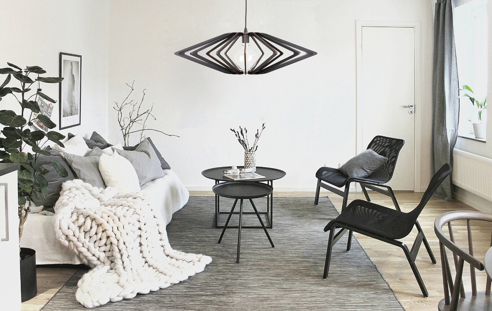 Geometric Wooden Ceiling Light Wood Pedant Lights Chandalier Etsy